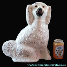 Load image into Gallery viewer, Large Staffordshire Wally Dugs Staffordshire Dogs Chimney Spaniels Victorian Antique
