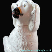Load image into Gallery viewer, Large Staffordshire Wally Dugs Staffordshire Dogs Chimney Spaniels Victorian Antique
