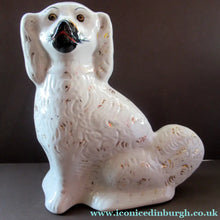 Load image into Gallery viewer, Large Staffordshire Wally Dugs Staffordshire Dogs Chimney Spaniels Victorian Antique
