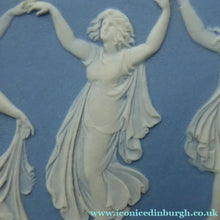 Load image into Gallery viewer, Antique VICTORIAN Wedgwood Framed Jasper Plaque Showing a Frieze of the Five Dancing Maidens (The Borghese Dancers)
