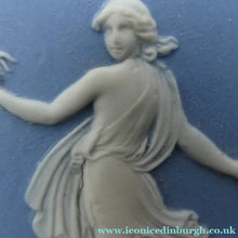 Load image into Gallery viewer, Antique VICTORIAN Wedgwood Framed Jasper Plaque Showing a Frieze of the Five Dancing Maidens (The Borghese Dancers)
