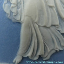 Load image into Gallery viewer, Antique VICTORIAN Wedgwood Framed Jasper Plaque Showing a Frieze of the Five Dancing Maidens (The Borghese Dancers)
