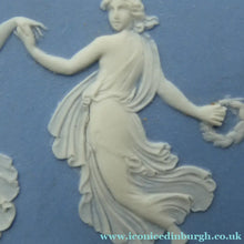 Load image into Gallery viewer, Antique VICTORIAN Wedgwood Framed Jasper Plaque Showing a Frieze of the Five Dancing Maidens (The Borghese Dancers)

