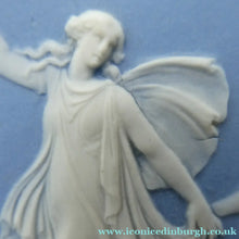 Load image into Gallery viewer, Antique VICTORIAN Wedgwood Framed Jasper Plaque Showing a Frieze of the Five Dancing Maidens (The Borghese Dancers)

