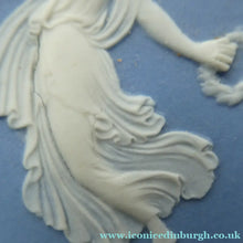 Load image into Gallery viewer, Antique VICTORIAN Wedgwood Framed Jasper Plaque Showing a Frieze of the Five Dancing Maidens (The Borghese Dancers)
