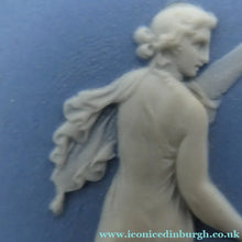 Load image into Gallery viewer, Antique VICTORIAN Wedgwood Framed Jasper Plaque Showing a Frieze of the Five Dancing Maidens (The Borghese Dancers)
