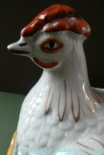 Load image into Gallery viewer, Victorian Staffordshire Pottery Chicken or Hen on a Nest 
