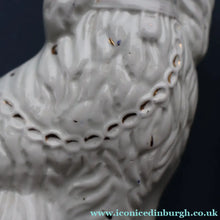 Load image into Gallery viewer, ANTIQUE 19th Century SMALLER SIZE White Staffordshire Dogs / Wally Dugs
