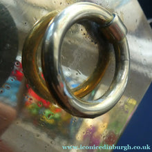 Load image into Gallery viewer, Arts and Crafts Brass Casket with Engraved Wyvern Decoration, Strapwork Bands &amp; Claw Feet
