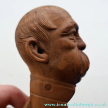 Load image into Gallery viewer, Antique Wooden NUTCRACKER in the Form the German Chancellor Bismarck (1815 - 1898)
