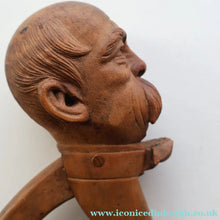 Load image into Gallery viewer, Antique Wooden NUTCRACKER in the Form the German Chancellor Bismarck (1815 - 1898)
