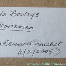 Load image into Gallery viewer, Antoine de la Boulaye Oriental Horseman Leading a White Horse or Stallion Signed
