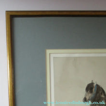 Load image into Gallery viewer, Antoine de la Boulaye Vintage Drawing of a Man on a Horse. Signed in Pencil. Contemporary French Art
