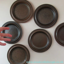 Load image into Gallery viewer, Set of Six Ruska Side Plates Ulla Procope. 1960s Made in Finland Finnish Design
