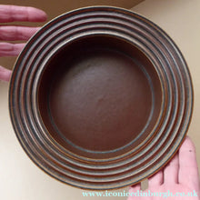 Load image into Gallery viewer, ARABIA POTTERY, Finland. 1960s Rustic RUSKA Fruit Bowl. Designed by Ulla Procope. Larger Size. Diameter 10 1/4 inches

