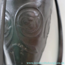 Load image into Gallery viewer, ARCHIBALD KNOX. Antique Tudric (0226) Pewter Bomb Vase with Embossed Decoration; c 1910
