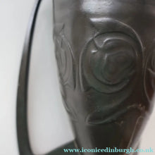Load image into Gallery viewer, ARCHIBALD KNOX. Antique Tudric (0226) Pewter Bomb Vase with Embossed Decoration; c 1910
