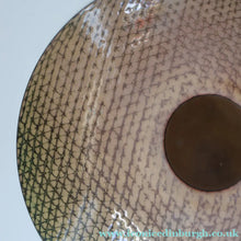 Load image into Gallery viewer, ARRAN INTEREST. Very Large Abstract Enamel Copper Dish by Ann Robin Banks (1931 - 2007). 15 1/2 inches

