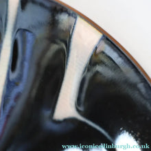 Load image into Gallery viewer, ARRAN INTEREST. Very Large Abstract Enamel Copper Dish by Ann Robin Banks (1931 - 2007). 15 1/2 inches
