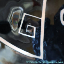 Load image into Gallery viewer, ARRAN INTEREST. Very Large Abstract Enamel Copper Dish by Ann Robin Banks (1931 - 2007). 15 1/2 inches
