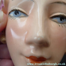 Load image into Gallery viewer, Goebel Wall Mask Miniature Size Lady with Pink Flowers in her Hair
