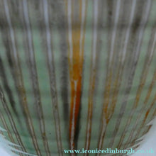 Load image into Gallery viewer, LARGE Shelley Harmony "Dripware" Vase. Orange and Cream Hues with Lots of Streaks: 8 1/2 inches
