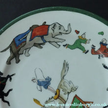 Load image into Gallery viewer, ART DECO Nursery Wares. Rare 1930s HAMMERSLEY and Co. CIRCUS Side or Tea Plate

