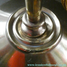 Load image into Gallery viewer, ART NOUVEAU Brass Table Lamp. Genuine Antique Desk Lamp with Moveable Swan Neck Arm. VASELINE SHADE
