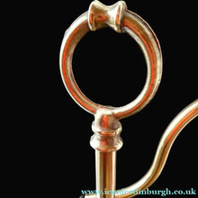 Load image into Gallery viewer, ART NOUVEAU Brass Table Lamp. Genuine Antique Desk Lamp with Moveable Swan Neck Arm. VASELINE SHADE
