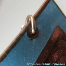 Load image into Gallery viewer, Vintage Scottish Jewellery John Leman Copper and Enamel Pendant
