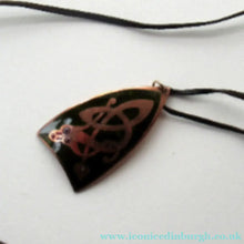Load image into Gallery viewer, 1970s Copper and Enamel Pendant by John Leman, Scotland
