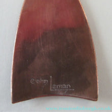 Load image into Gallery viewer, 1970s Copper and Enamel Pendant by John Leman, Scotland
