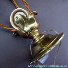 Load image into Gallery viewer, Art Nouveau Single Rise and Fall Light Fitting Vaseline Shade

