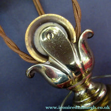 Load image into Gallery viewer, Art Nouveau Single Rise and Fall Light Fitting Vaseline Shade
