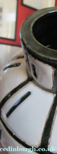 Load image into Gallery viewer, Vintage Mid Century Art Pottery Studio Pottery Large Black and White Vase
