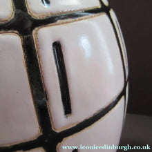 Load image into Gallery viewer, Vintage Mid Century Art Pottery Studio Pottery Large Black and White Vase
