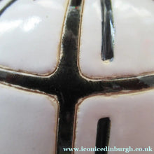 Load image into Gallery viewer, Vintage Mid Century Art Pottery Studio Pottery Large Black and White Vase
