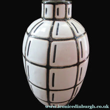 Load image into Gallery viewer, Vintage Mid Century Art Pottery Studio Pottery Large Black and White Vase
