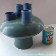 Load image into Gallery viewer, Brutalist Art Pottery Sculptural Flying Saucer Vase
