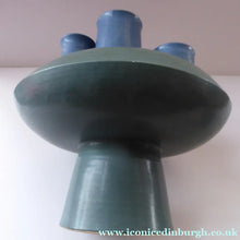 Load image into Gallery viewer, Brutalist Art Pottery Sculptural Flying Saucer Vase
