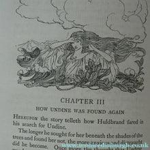 Load image into Gallery viewer, ARTHUR RACKHAM Illustrations. Rare Limited FIRST Edition (1909). SIGNED Copy of Undine
