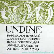 Load image into Gallery viewer, ARTHUR RACKHAM Illustrations. Rare Limited FIRST Edition (1909). SIGNED Copy of Undine
