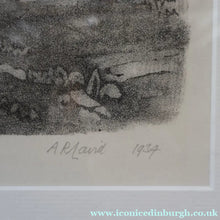 Load image into Gallery viewer, 1930s Original Lithograph by Arthur Robert Laird (1881 - 1958) Entitled "Stacking Kelp, Arran). FRAMED
