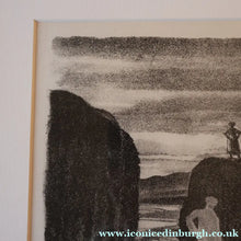 Load image into Gallery viewer, 1930s Original Lithograph by Arthur Robert Laird (1881 - 1958) Entitled "Stacking Kelp, Arran). FRAMED
