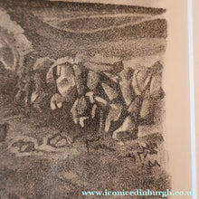 Load image into Gallery viewer, 1930s Original Lithograph by Arthur Robert Laird (1881 - 1958) Entitled "Stacking Kelp, Arran). FRAMED
