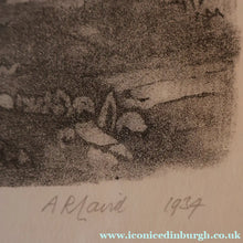 Load image into Gallery viewer, 1930s Original Lithograph by Arthur Robert Laird (1881 - 1958) Entitled "Stacking Kelp, Arran). FRAMED
