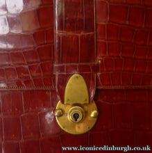 Load image into Gallery viewer, Vintage Genuine Asprey Crocodile Skin Document Wallet or Ipad Case ASPREY LONDON
