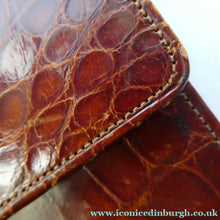 Load image into Gallery viewer, Vintage Genuine Asprey Crocodile Skin Document Wallet or Ipad Case ASPREY LONDON
