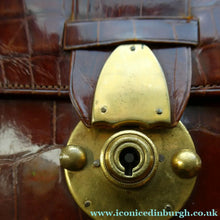 Load image into Gallery viewer, Vintage Genuine Asprey Crocodile Skin Document Wallet or Ipad Case ASPREY LONDON
