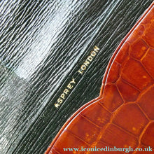 Load image into Gallery viewer, Vintage Genuine Asprey Crocodile Skin Document Wallet or Ipad Case ASPREY LONDON
